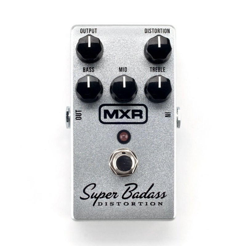 MXR M75 Super Badass Distortion Guitar Effects Pedal with Power Supply, 2 Patch Cables, and 6 Dunlop Picks - Image 2